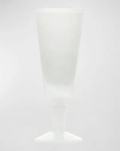 Memento 6.75 Oz. Champagne Flutes, Set Of 6 In White