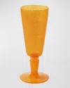 Memento Champagne Flutes, Set Of 6 In Mandarin