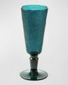 Memento Champagne Flutes, Set Of 6 In Petrol