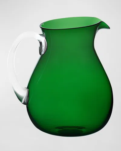 Memento Colorful Pitcher, 54 oz In Emerald