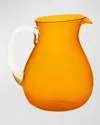Memento Colorful Pitcher, 54 oz In Mandarin