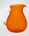 Memento Colorful Pitcher, 54 oz In Orange