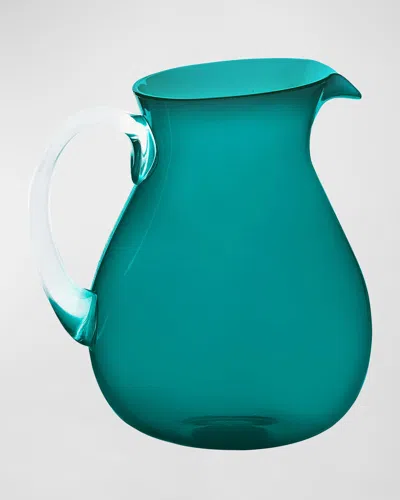 Memento Colorful Pitcher, 54 oz In Petrol