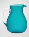 Memento Colorful Pitcher, 54 oz In Turquoise