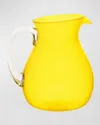 Memento Colorful Pitcher, 54 oz In Yellow