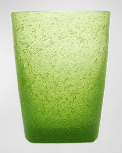 Memento Double Old-fashioned Glasses, Set Of 6 In Lime