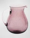 Memento Glass Pitcher, 54 Oz. In Mauve