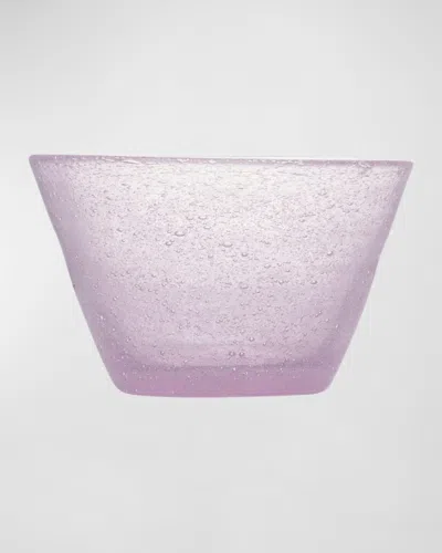 Memento Glass Serving Bowl, 2.9 L In Mauve