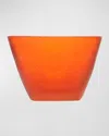 Memento Glass Serving Bowl, 2.9 L In Orange