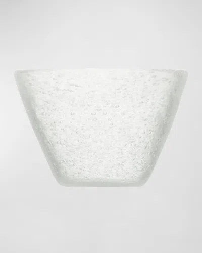 Memento Glass Serving Bowl, 2.9 L In White Transparent