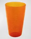 Memento Highball Glasses, Set Of 6 In Orange