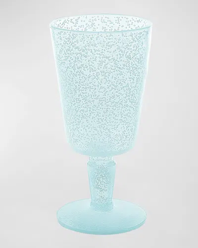 Memento Wine Goblets, Set Of 6 In Light Blue
