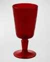 Memento Wine Goblets, Set Of 6 In Red