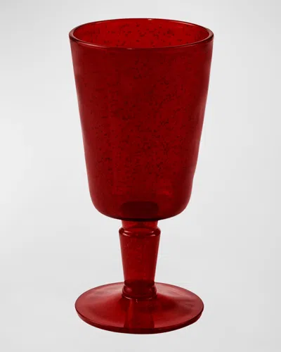Memento Wine Goblets, Set Of 6 In Red