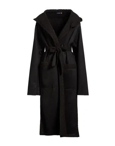 Mem.js Mem. Js Woman Coat Black Size 12 Polyester