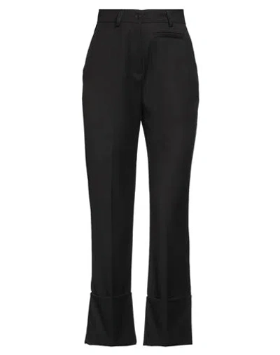 Mem.js Mem. Js Woman Pants Black Size 2 Polyester, Viscose, Elastane