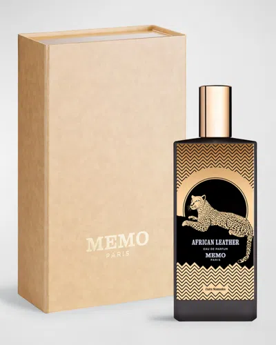 Memo Paris African Leather Eau De Parfum, 2.5 Oz. In White