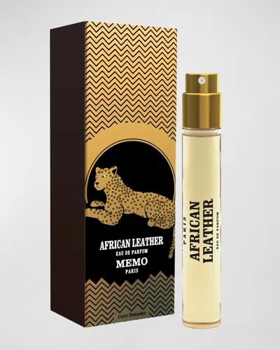 Memo Paris African Leather Travel Spray Refill, 0.3 Oz. In White