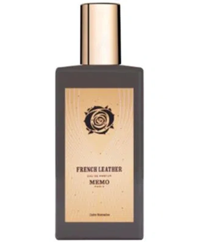 Memo Paris French Leather Eau De Parfum Fragrance Collection In Transparent