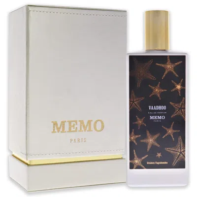 Memo Paris , Graines Vagabondes - Vaadhoo, Eau De Parfum, Unisex, 75 ml Gwlp3