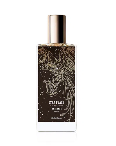 Memo Paris Lyra Peach Eau De Parfum 2.5 Oz. In Silver