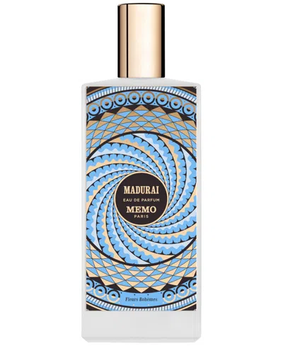 Memo Paris Madurai Eau De Parfum, 2.5 Oz. In Transparent