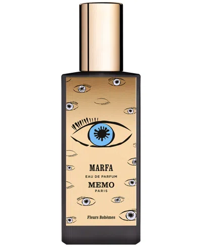 Memo Paris Marfa Eau De Parfum, 1 Oz. In Transparent