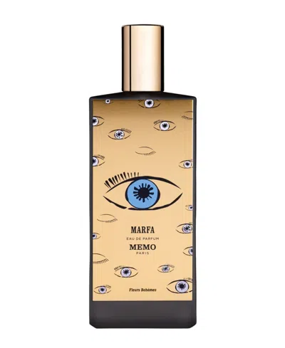 Memo Paris Marfa Eau De Parfum, 6.75 Oz. In Transparent