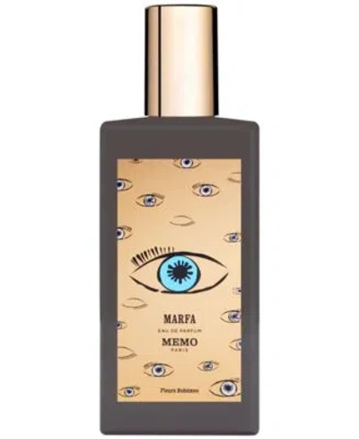 Memo Paris Marfa Eau De Parfum Fragrance Collection In Multi