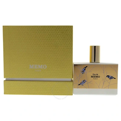 Memo Paris Men's Eau De Memo Edp Spray 3.4 oz Fragrances 3700458614534 In Green / White