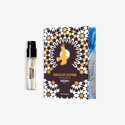 Memo Paris Moroccan Leather Edp Spray 1.69 .oz (1.5 Ml) Sample 3700458603583 In Orange