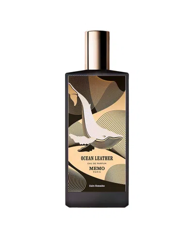 Memo Paris Ocean Leather Eau De Parfum, 2.5 Oz. In Transparent