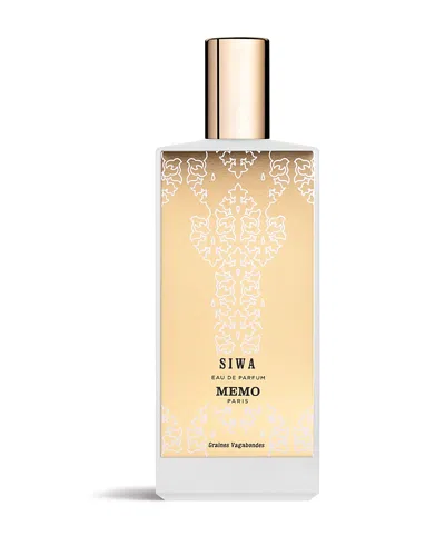 Memo Paris Siwa Eau De Parfum 2.5 Oz. In White