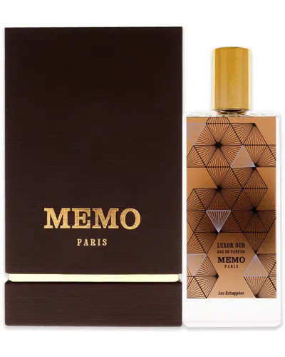 Memo Paris Unisex 2.53oz Luxor Oud Eau De Parfum In White