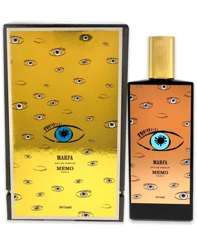 Memo Paris Unisex 2.53oz Marfa Eau De Parfum