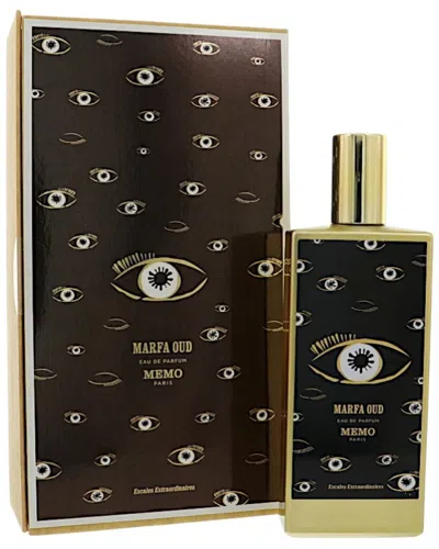 Memo Paris Unisex 2.5oz Marfa Oud Edp In Multi