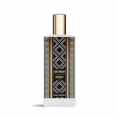 Memo Paris Unisex Abu Dhabi Edp Spray 2.5 oz (tester) Fragrances 3700458606492 In Transparent
