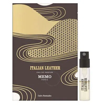 Memo Paris Unisex Italian Leather Edp 0.05 oz Fragrances 3700458601664 In White