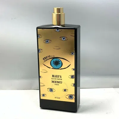 Memo Paris Unisex Marfa Edp 2.5 oz (tester) Fragrances 3700458612615 In Orange / White