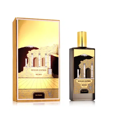 Memo Paris Unisex Perfume  Edp Sicilian Leather 75 ml Gbby2 In Gold