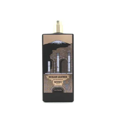 Memo Paris Unisex Sicilian Leather Edp 2.5 oz (tester) Fragrances 3700458602494 In Violet