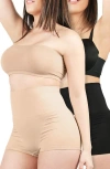 Memoi 2-pack Sculpt Shaping Shorts