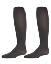 Memoi Kids'  2 Pair Pack Essentials Nylon Tights In Black