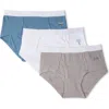 Memoi 3 Pair Pack On The Move Ribbed Briefs