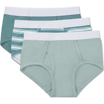 Memoi Kids'  3 Pair Pack Stripes Multi Briefs