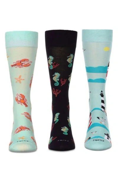 Memoi Assorted 3-pack Crew Socks