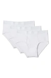Memoi Assorted 3-pack Cool Stretch Cotton Briefs In Multi