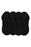 Memoi Assorted 4-pack Cushioned Liner Socks