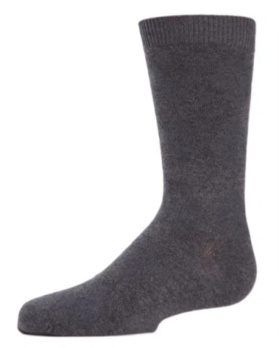 Memoi Kids'  Awesome Argyle Crew Socks In Brown