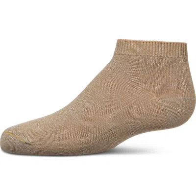 Memoi Babies'  Basic Silky-soft Gauge Ankle Sock In Brown